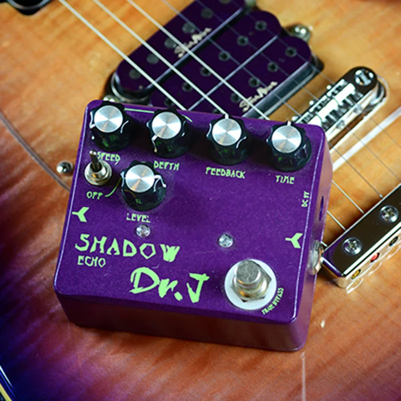 DR.J by JOYO D-54 SHADOW ECHO Effect Guitar Pedal with Free Connector