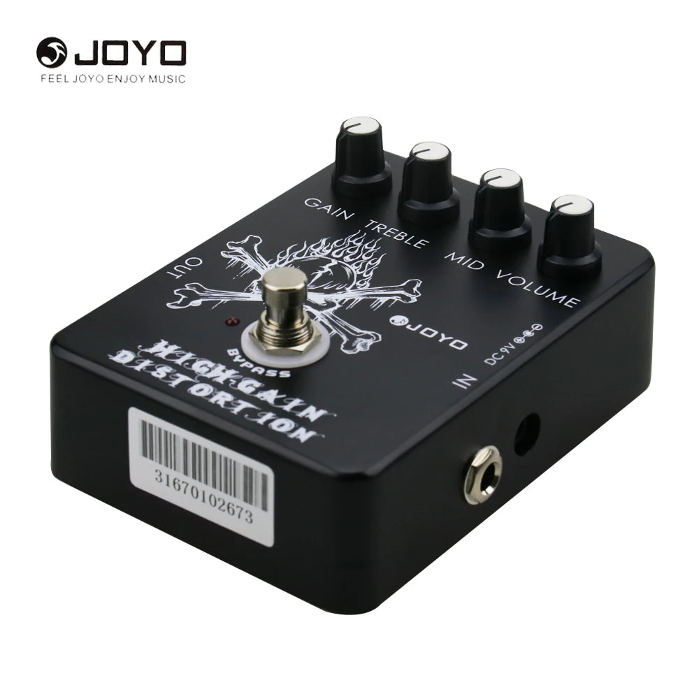 JOYO High Gain Distortion Electric Guitar Effect Pedal High Gain Distortion Metal Instrument Spare Part Effect Pedal