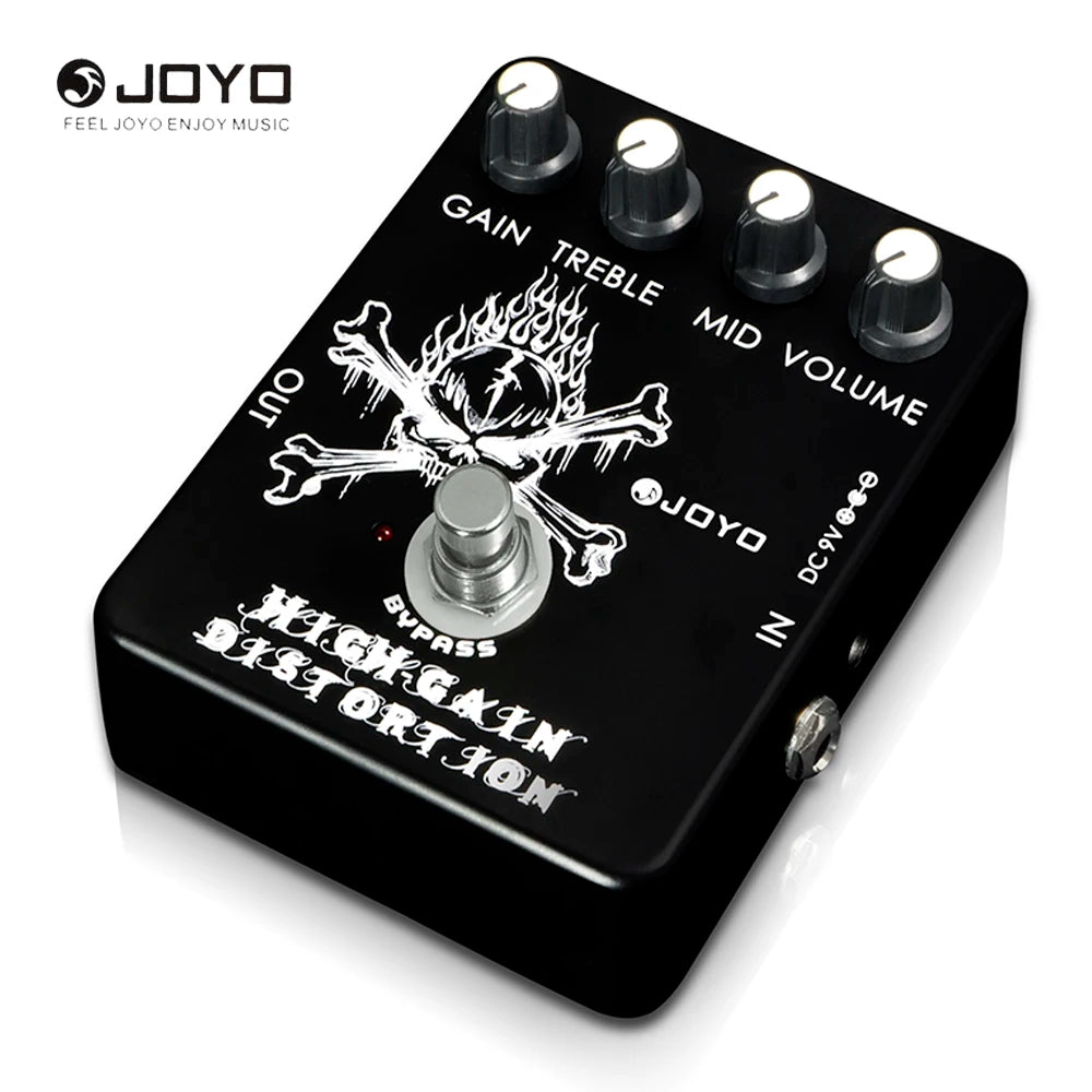 JOYO High Gain Distortion Electric Guitar Effect Pedal High Gain Distortion Metal Instrument Spare Part Effect Pedal