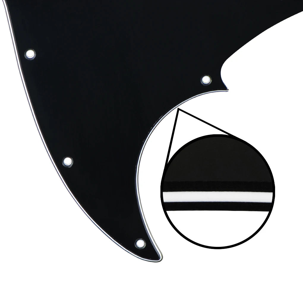 FLEOR JB Bass Guitar Pickguard Scratch Plate Pick Guard 4 String Bass Parts,7 Colors Available