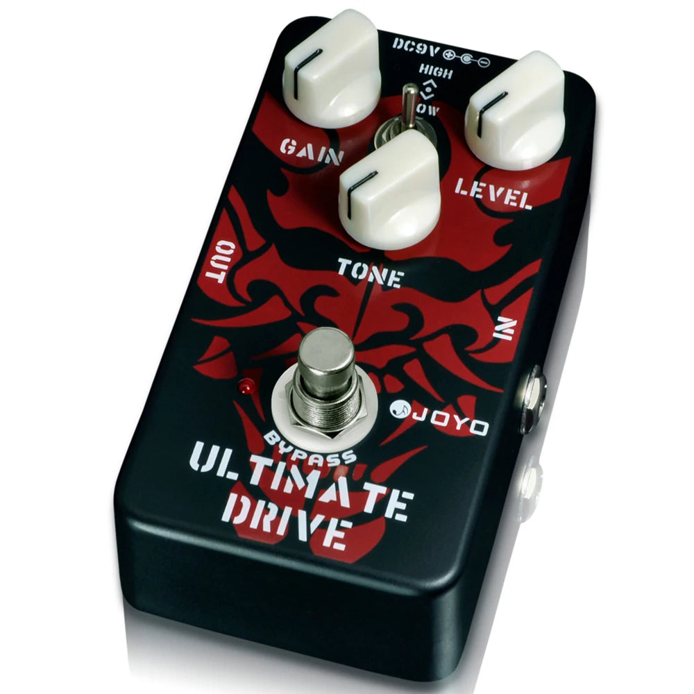 JOYO JF-02 Guitar Effect Pedal Ultimate Drive Overdrive Pedal Between Distortion and Overdrive Electric Guitar Pedal True Bypass