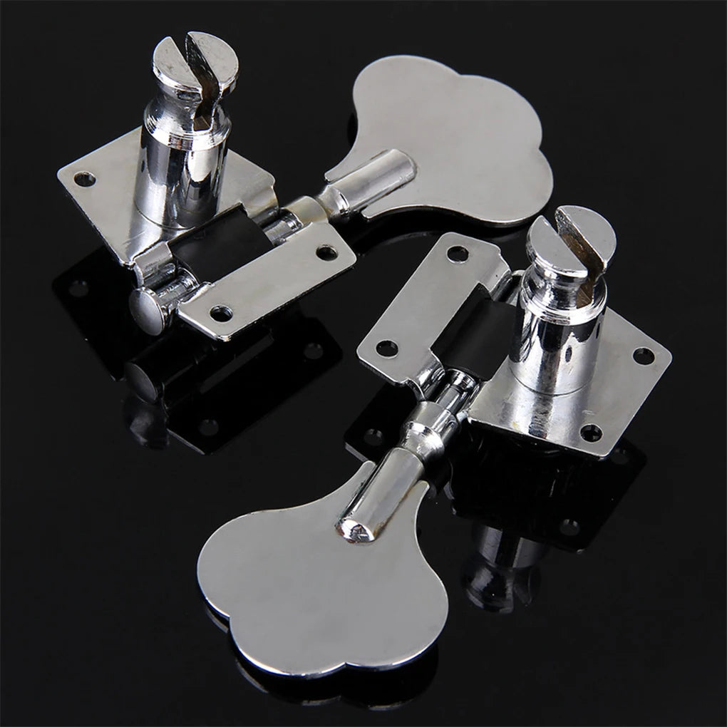Right/Left Opened Electric Bass Guitar Tuning Pegs Machine Heads Tuners for Bass Chrome Bass Guitar Accessories