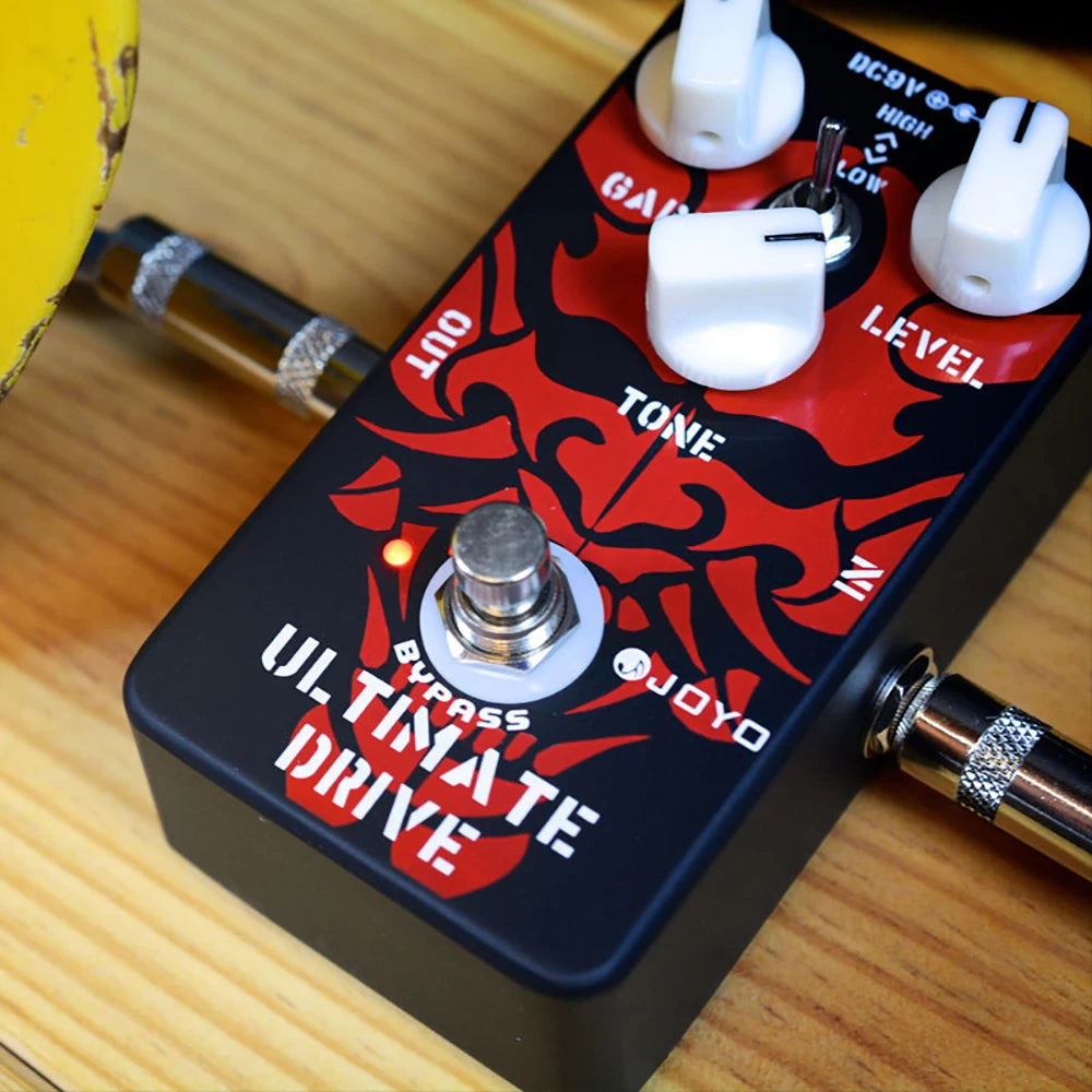 JOYO JF-02 Guitar Effect Pedal Ultimate Drive Overdrive Pedal Between Distortion and Overdrive Electric Guitar Pedal True Bypass