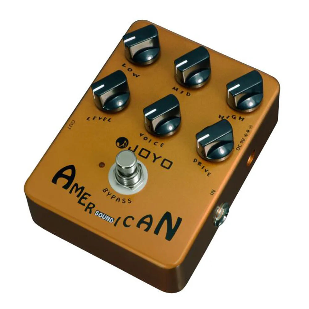 Joyo-Jf-14 Pedal Bass Guitar Acessories American Sound Overdrive Pedal 57 Deluxe Amp True Bypass Fender Speaker Simulation Pedal