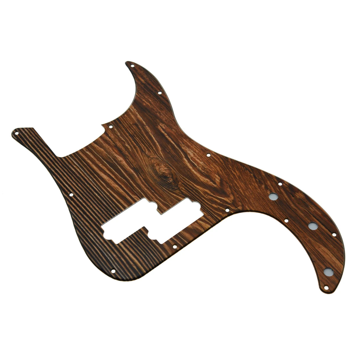 MiniGuitarBR Guitar Parts - P Bass 3D Printed Plastic Pickguard with screws PB Scratch Plate Fits Precision Bass Guitar
