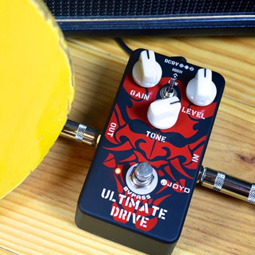JOYO JF-02 Guitar Effect Pedal Ultimate Drive Overdrive Pedal Between Distortion and Overdrive Electric Guitar Pedal True Bypass