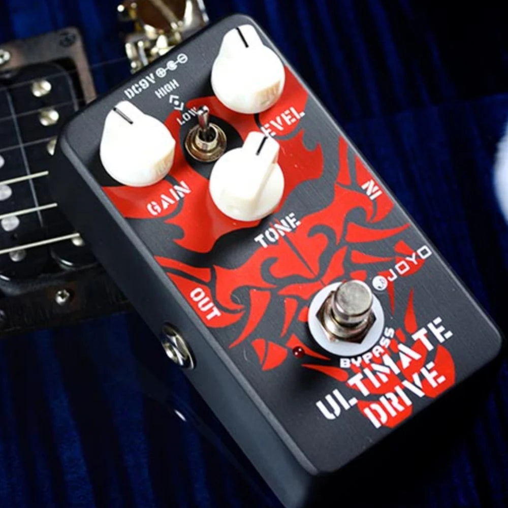 JOYO JF-02 Guitar Effect Pedal Ultimate Drive Overdrive Pedal Between Distortion and Overdrive Electric Guitar Pedal True Bypass