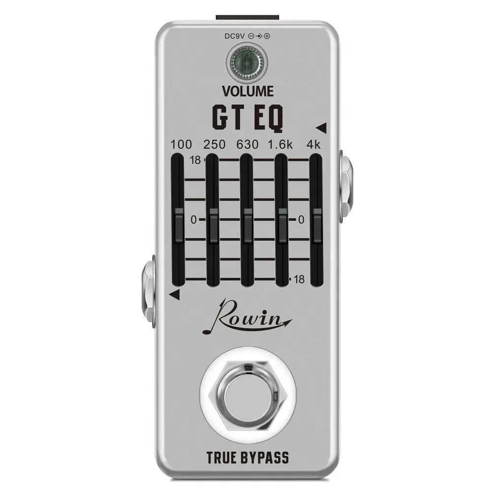 Analog Equalizer 5 Band Gt Eq Guitar Effect Pedal for Electric Guitar Parts Pedal Compressor Pedalboard Effector Chorus Effects
