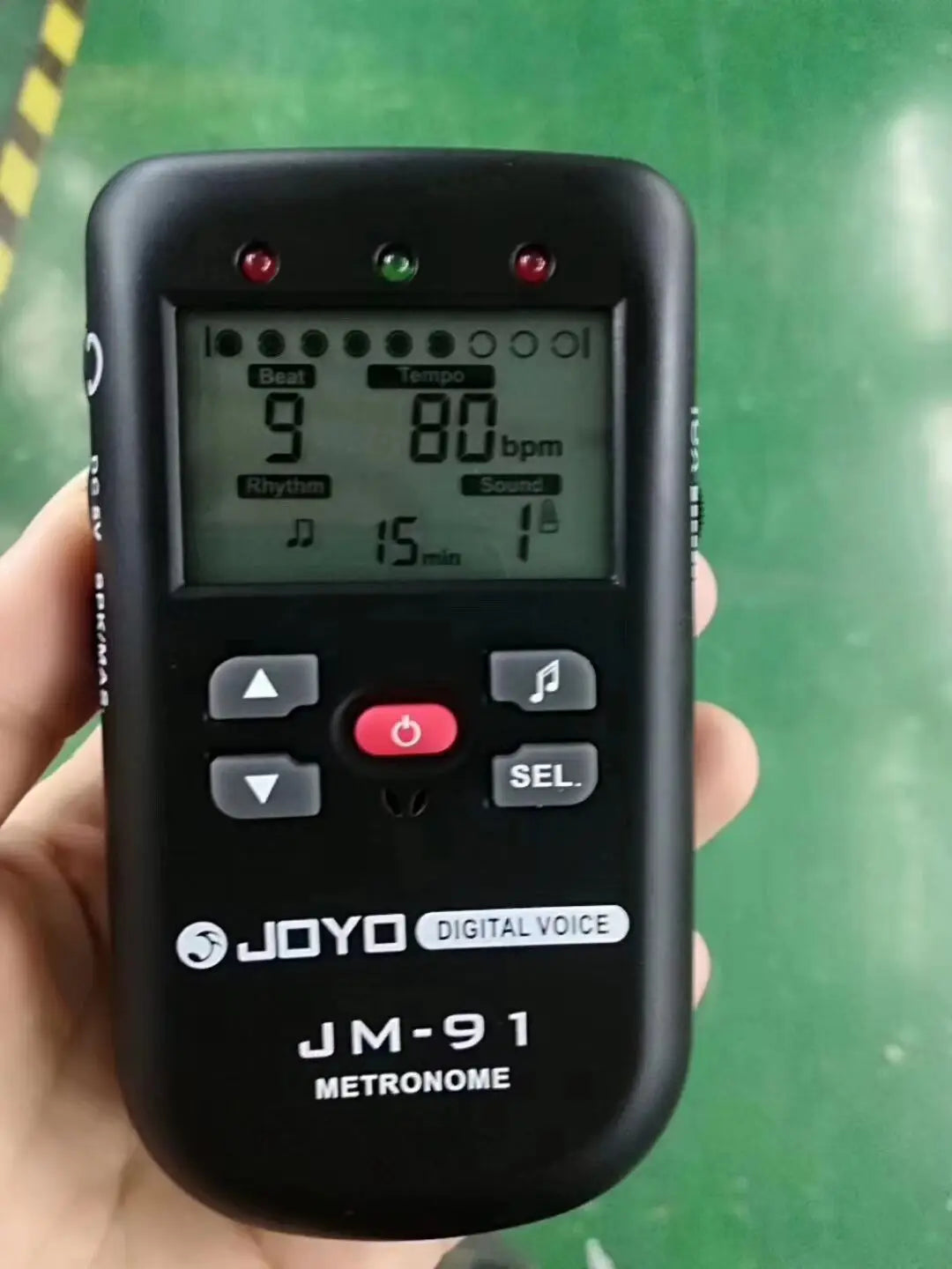 Joyo JM-91 Digital Metronome with Voice Universal Guitars Rhythm Device Drum Piano Metronome
