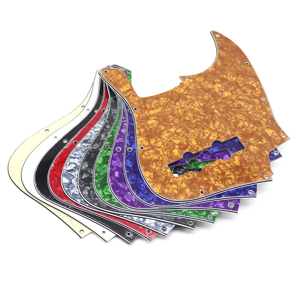 MiniGuitarBR Guitar Parts - Pickguard for Jazz Bass with 10pcs Screw