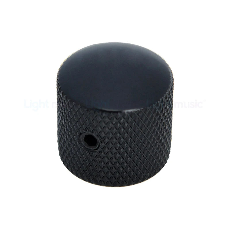 MiniGuitarBR Guitar Parts - Professional Metal Guitar Tone Volume Knob Potentiometer Hat Cap Large Guitar Parts Push Knob with Hole Guitarra Accessories