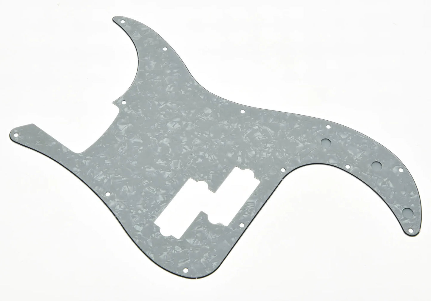 MiniGuitarBR Guitar Parts - Pickguard for P Bass with screws PB Scratch Plate Fits Precision Bass Guitar