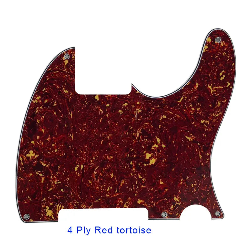 MiniGuitarBR Guitar Parts - For US Standard 5 Screw Holes 52 Year Tele Telecaster DIY Blank Guitar Pickguard Scratch Plate
