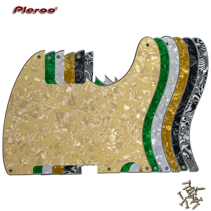 MiniGuitarBR Guitar Parts - For US Standard 5 Screw Holes 52 Year Tele Telecaster DIY Blank Guitar Pickguard Scratch Plate