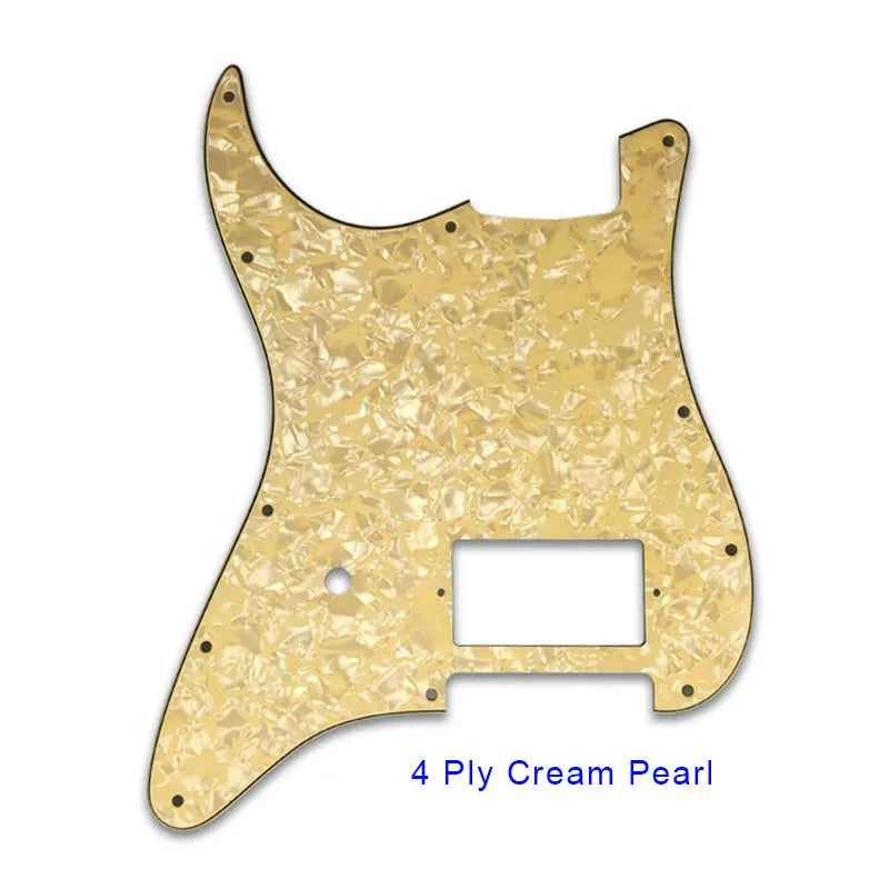 MiniGuitarBR Guitar Shop - 11 Screw Holes Pickguards For Fender LEFT HANDED Tom Delonge Strat Guitar With One Bridge PAF Humbucker
