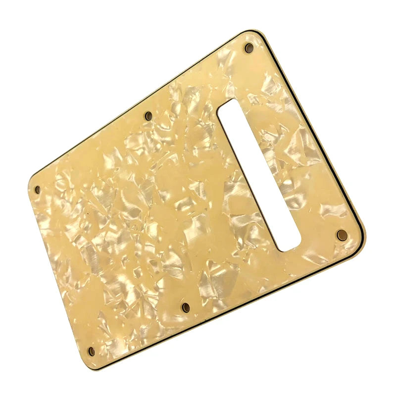 MiniGuitarBR - LEFT HANDED Tremolo Cavity Cover, Back Plate For Strat Strat, Modern Style Electric Guitar Backplate