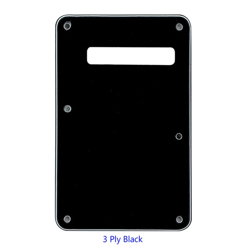 MiniGuitarBR - LEFT HANDED Tremolo Cavity Cover, Back Plate For Strat Strat, Modern Style Electric Guitar Backplate