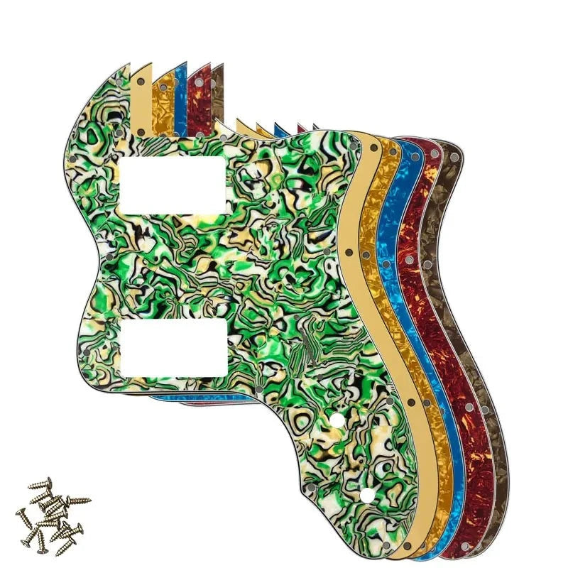 MiniGuitarBR Guitar Parts - For Classic Series '72 Telecaster Tele Thinline Guitar Pickguard Scratch Plate With PAF Humbucker Pickups