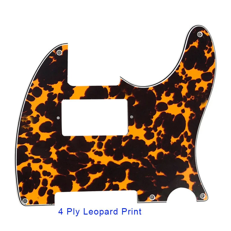 MiniGuitarBR Guitar Parts - For US Standard 5 Screw Holes 52 Year Tele Telecaster With PAF Humbucker Guitar Pickguard Scratch Plate