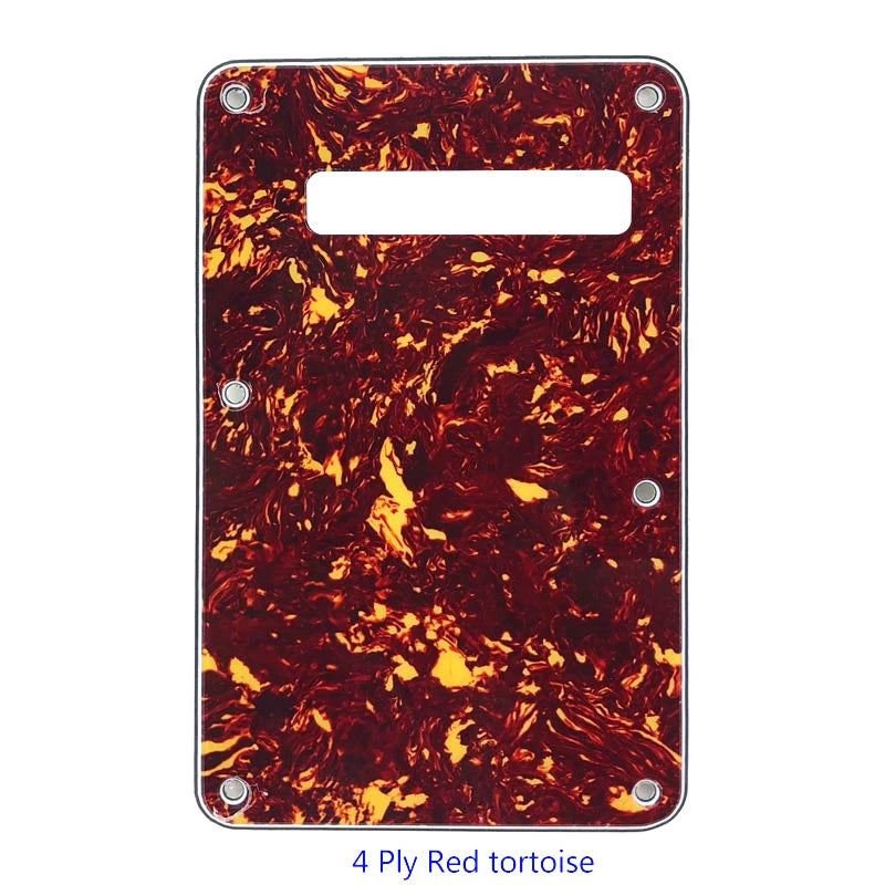 MiniGuitarBR - LEFT HANDED Tremolo Cavity Cover, Back Plate For Strat Strat, Modern Style Electric Guitar Backplate