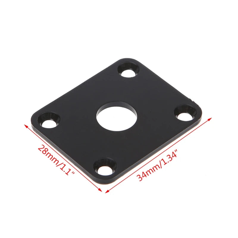 MiniGuitarBR Guitar Parts - 1pc Jack Plates Socket Cover for Les Paul Epiphone Guitar Replacement Parts Guitar Part Accessories