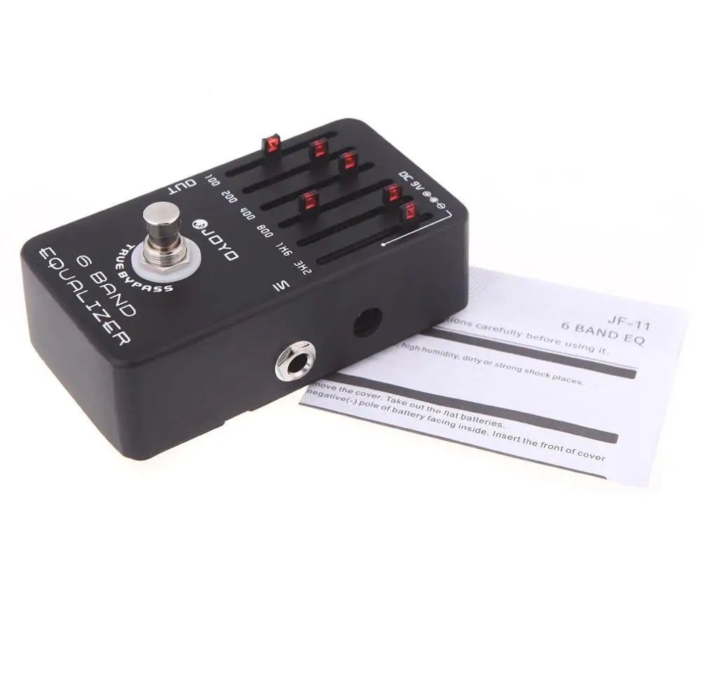 Joyo EQ Equalizer 6-Band Guitar Effect Pedal True Bypass Guitar Parts Accessory Effecs