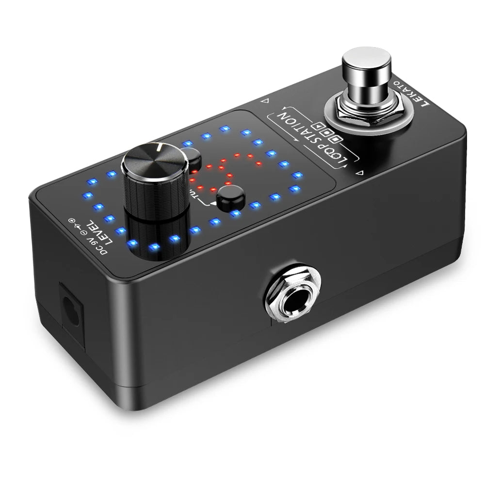 MiniGuitarBR Guitar Parts - Guitar Looper 9 Loops 40 Minutes Recording Time Loop Station with Tuner Unlimited Overdub Guitar Looper Effect Pedal