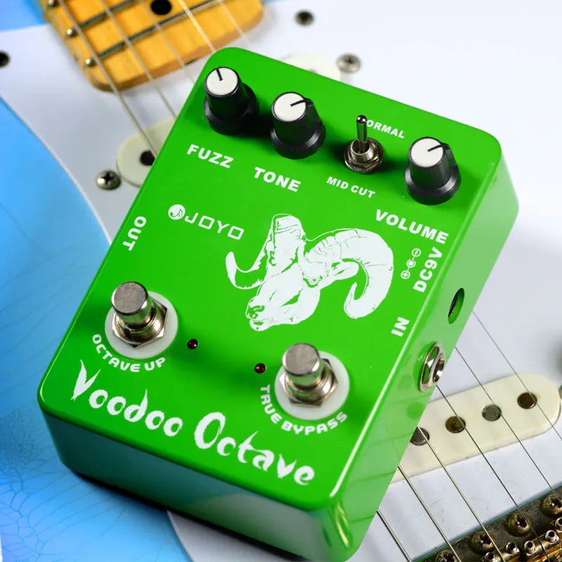 JOYO JF-12 Voodoo Fuzz Octave Guitar Effects Pedal Single Effect Fuzz Pedal Ture Bybass Control Stringed Band Music Accessories