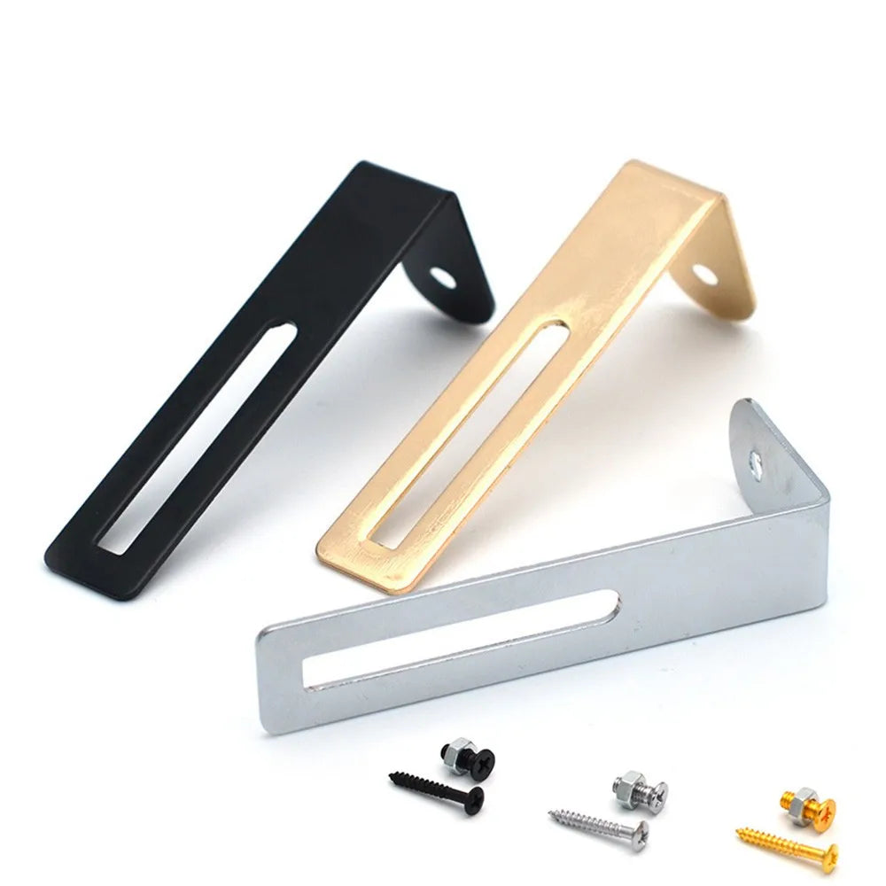 MiniGuitarBR Guitar Parts - Guitar Pick Pickguard Bracket Support Archtop&Screw Electric Guitar Solid Body For Les Paul Fit Gibson LP Guitars With Screws