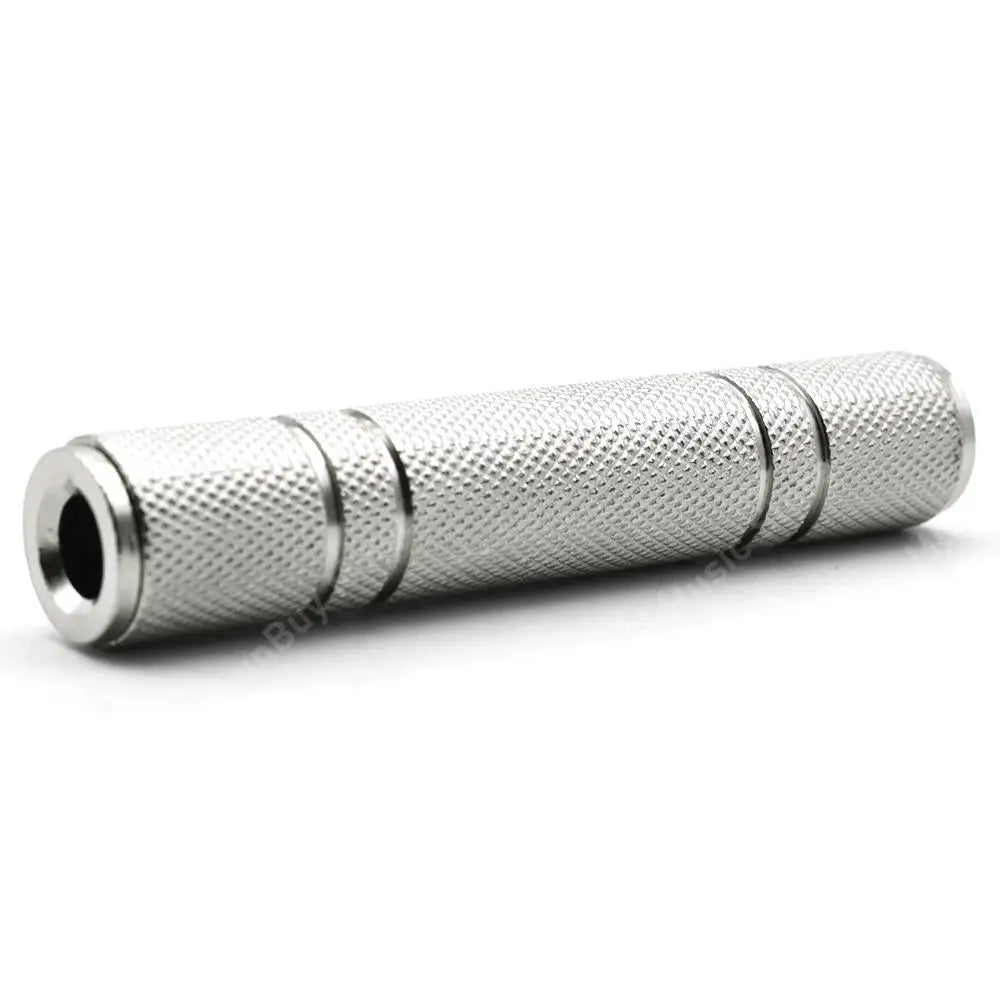 MiniGuitarBR Guitar Parts - Guitar Audio Cable Extender Connector 1/4" 6.35mm Jack 6.35 to 6.35mm Audio Cord Cable Adapter Coupler Converter
