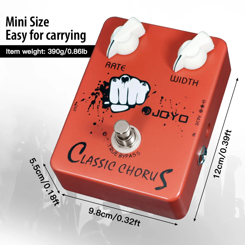 JOYO JF-05 CLASSIC CHORUS Electric Guitar Effect Pedal True Bypass Design Modulation Effect Electric Guitar Part And Accessory