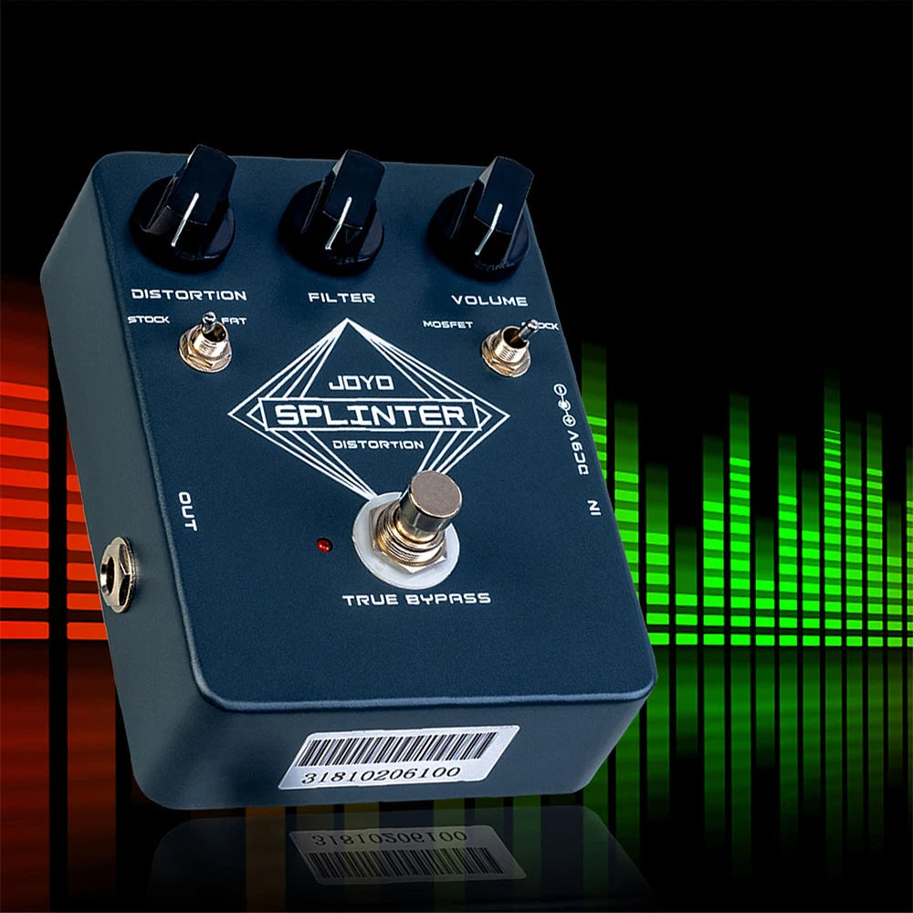 JOYO JF-21 SPLINTER Electric Guitar Pedal Effect Classic-Distortion Fuzz Distortion Stringed Instrument Accessories True Bypass