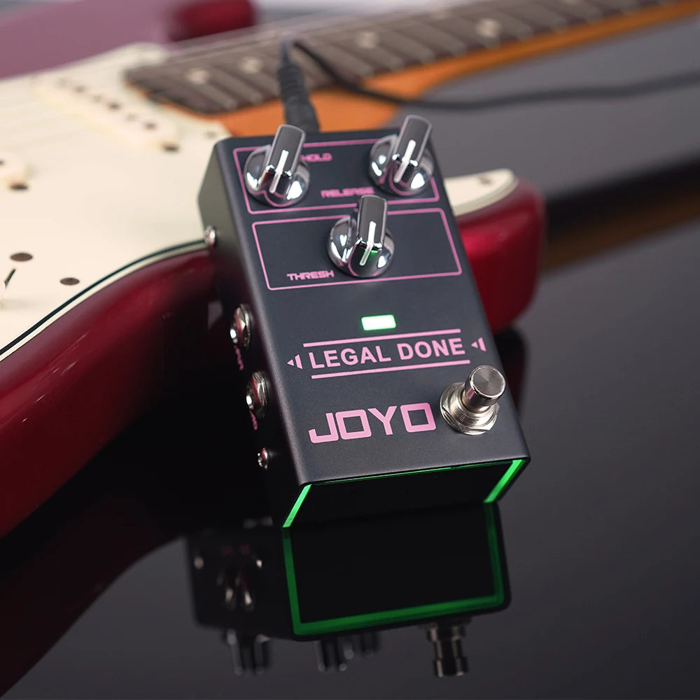 JOYO R-23 LEGAL DONE Noise Gate Pedal With Niose Reduction Circuit Support 2/4Wire Connection Electric Band Guitar Bass Pedal