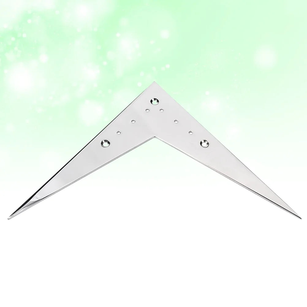 MiniGuitarBR Guitar Parts - 6-string Vee -Style Guitar Bridge Tailpiece Compatible For Flying V (Silver)