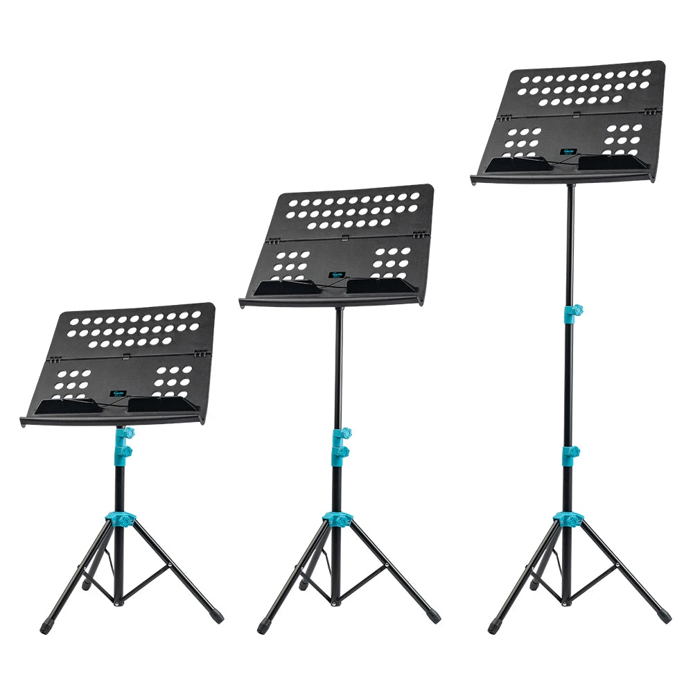 JOYO GSS-01 Folding Music Sheet Stand Detachable Aluminum Alloy Tripod Music Stands Holder Height Adjustable with Carrying Bag