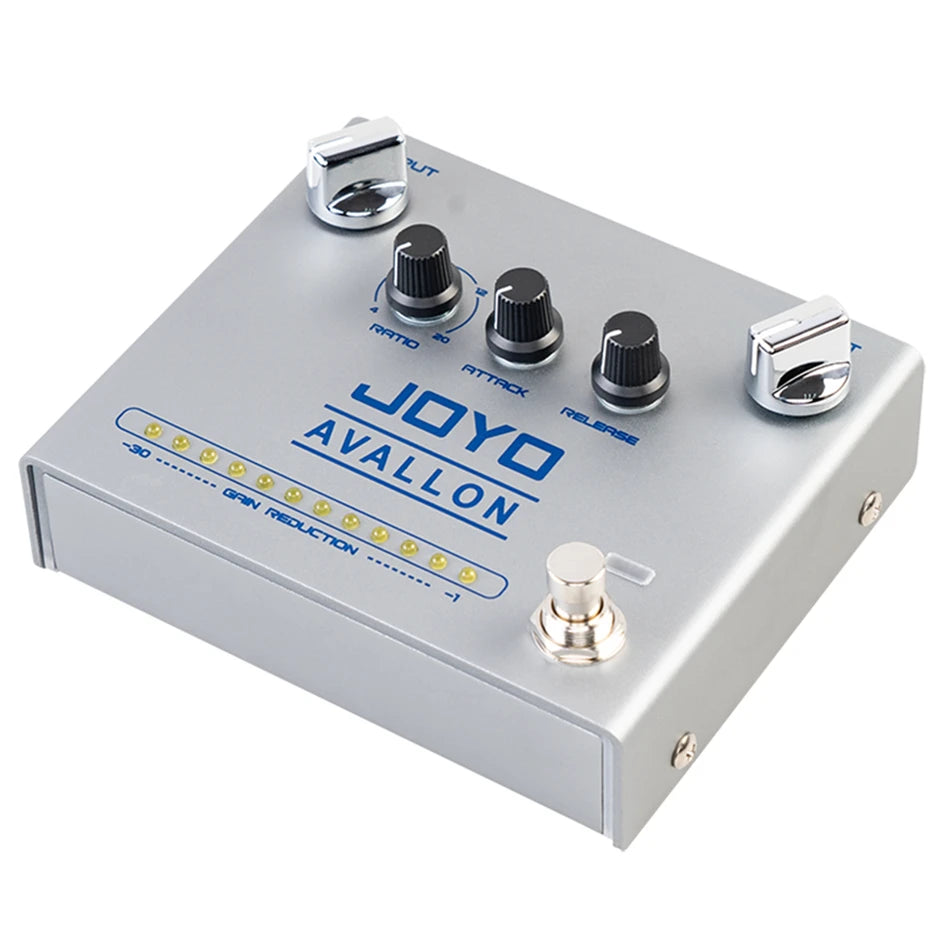 JOYO R-19 AVALLON Compression Pedal Compressor Guitar Effect with Gain Decay Indicator For Electric Guitar Bass True Bypass