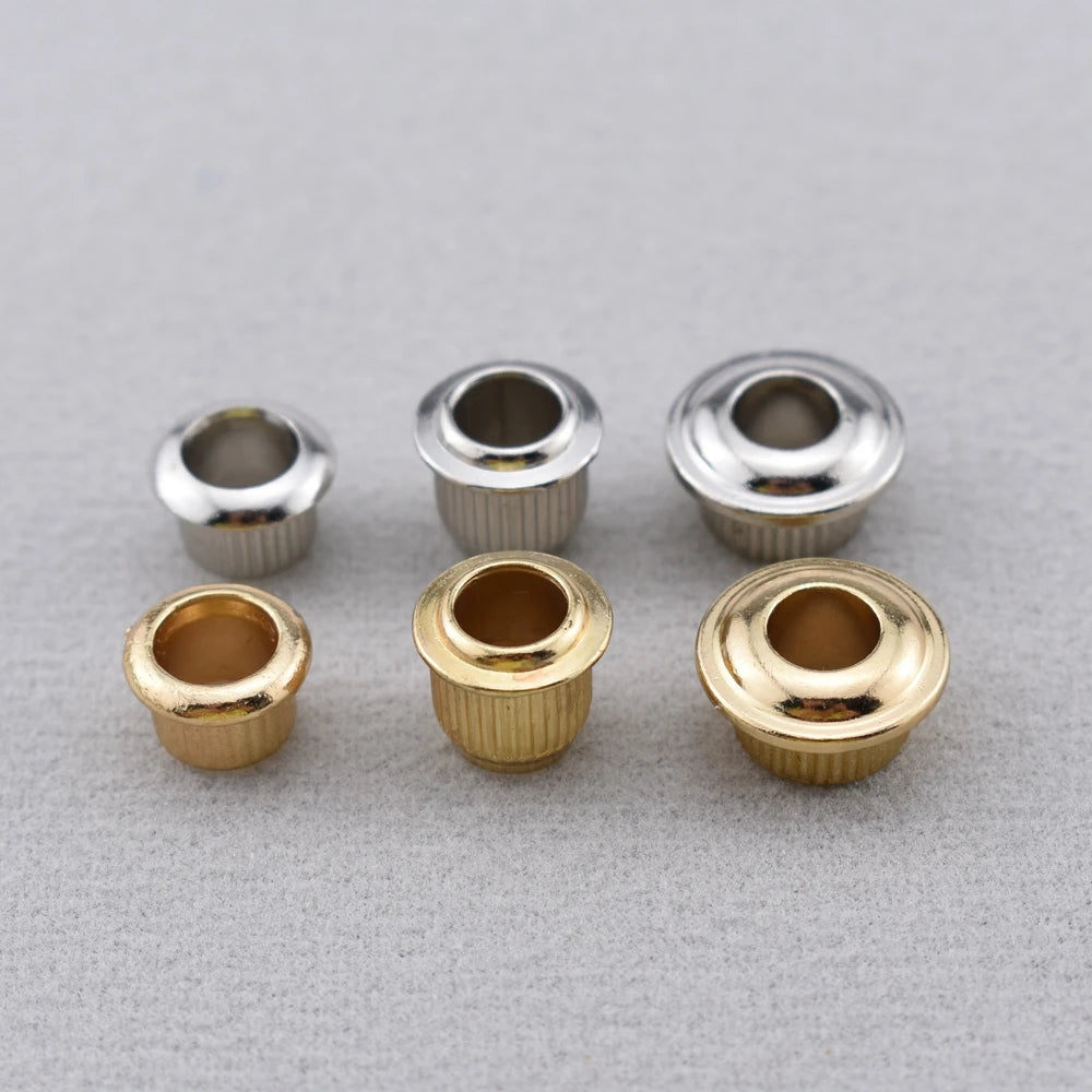 1 Set ( 6 Pieces ) Metal Vintage Guitar Machine Heads Tuners Nuts/ Bushings/Ferrules - KR(Origin)