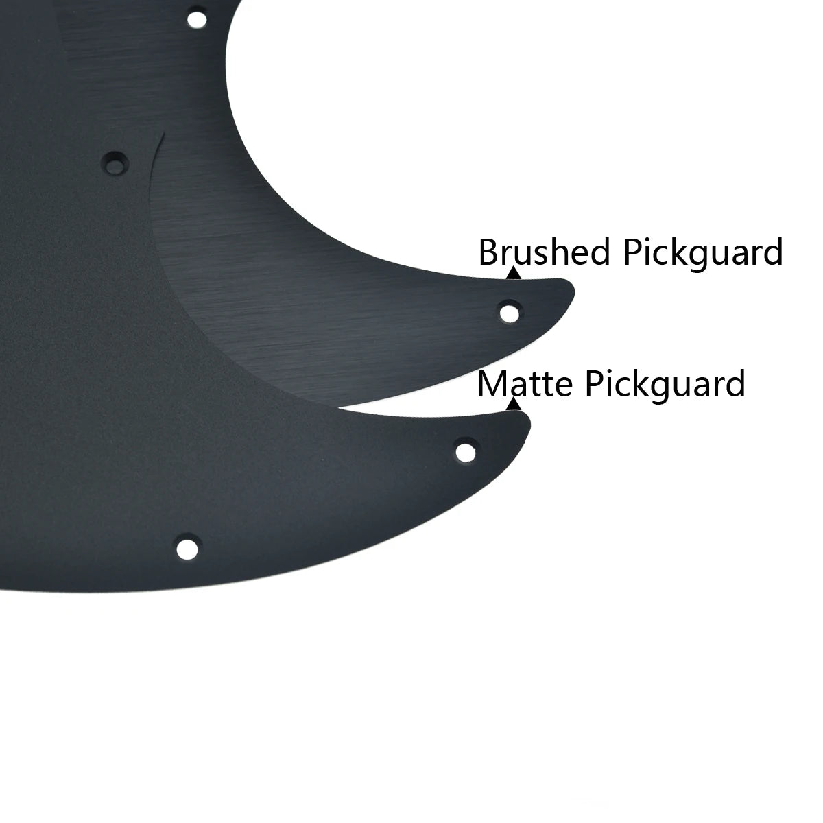 MiniGuitarBR Guitar Parts - Matte Aluminium Precision Bass Pickguard Metal P Bass Pick Guard Scratch Plate for American Fender Precision P Bass