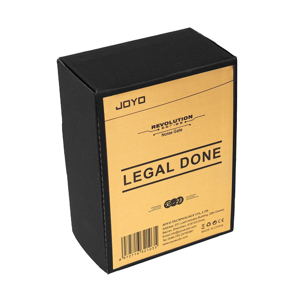 JOYO R-23 LEGAL DONE Noise Gate Pedal With Niose Reduction Circuit Support 2/4Wire Connection Electric Band Guitar Bass Pedal