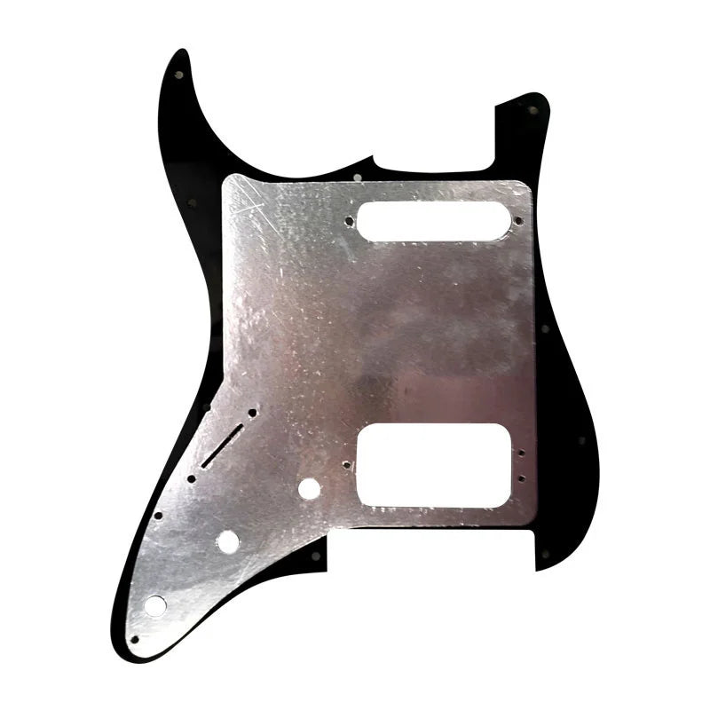 MiniGuitarBR guitar Parts - Pickguard For US 11 Screw Holes Stratocaster With Floyd Rose Tremolo Bridge Humbucker HS Scratch Plate