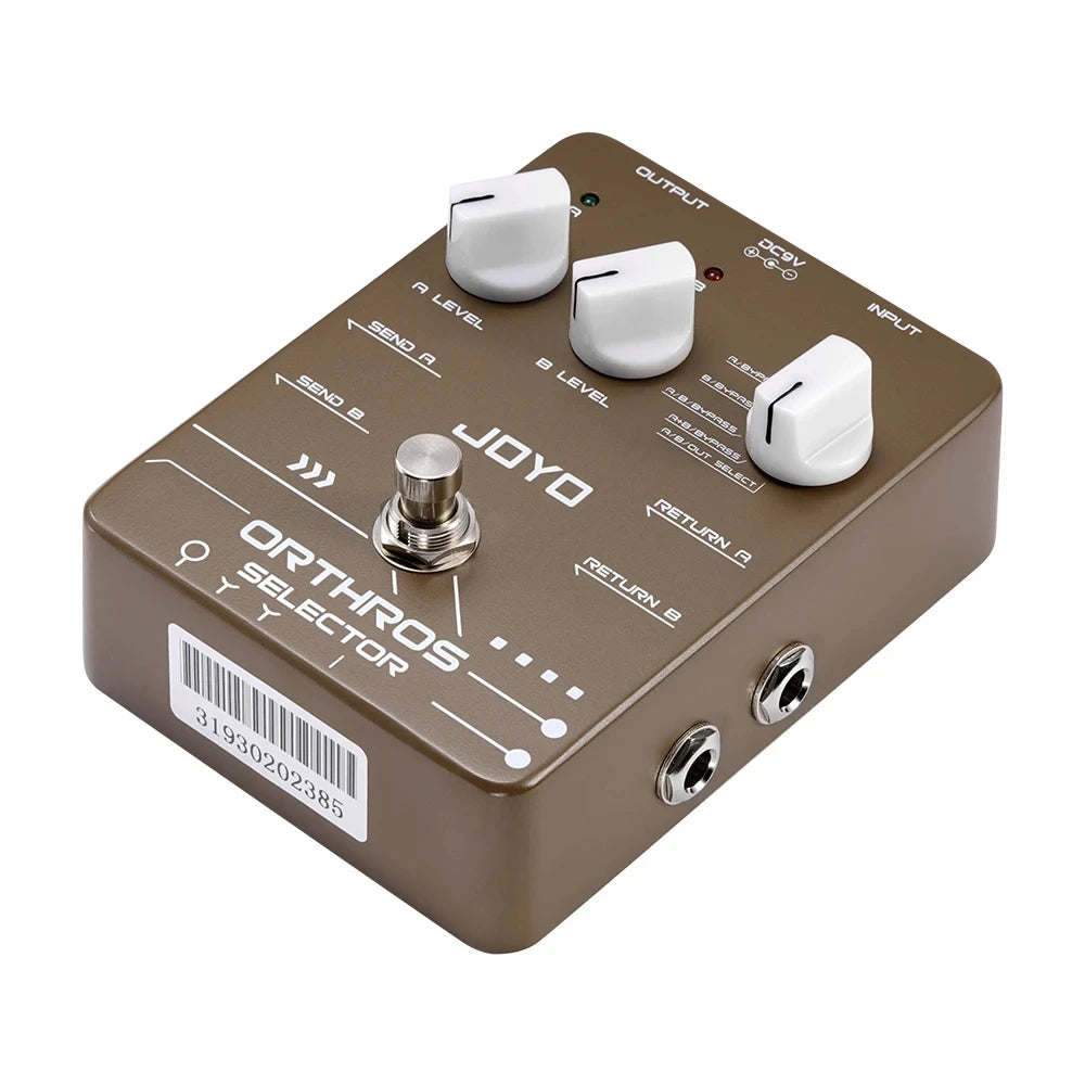 JOYO JF-24 Orthros Selector Guitar Effect Pedal 6 Looping Modes Independent Control Channel Guitar Pedal with A/B 2 Line Loops