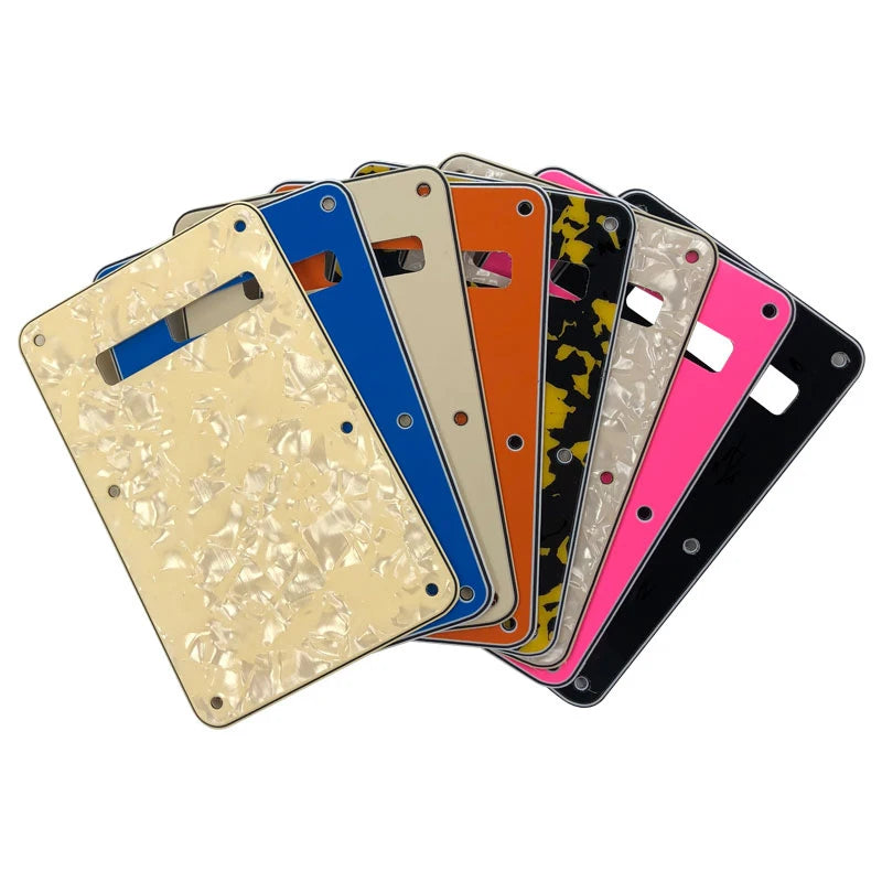 MiniGuitarBR - LEFT HANDED Tremolo Cavity Cover, Back Plate For Strat Strat, Modern Style Electric Guitar Backplate