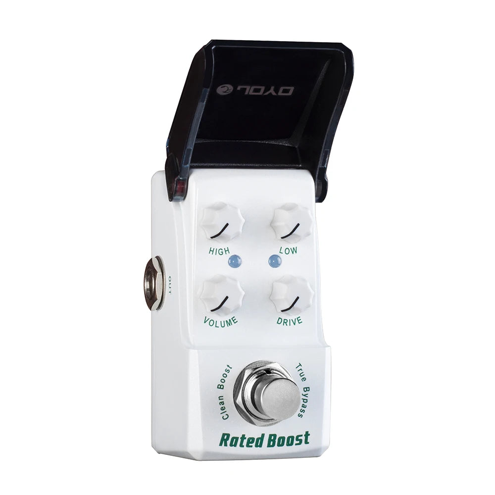 JOYO JF-301 RATED BOOST Clean Boost Guitar Effect Pedal Low Gain Unvoiced Exciter Guitar Pedal with Active High/Low EQ