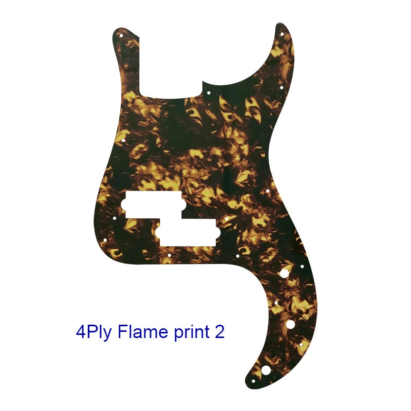 MiniGuitarBR Guitar Parts - Pickguard For Japan 4 Strings Precision Bass P Bass Guitar Pickguard Scratch Plate