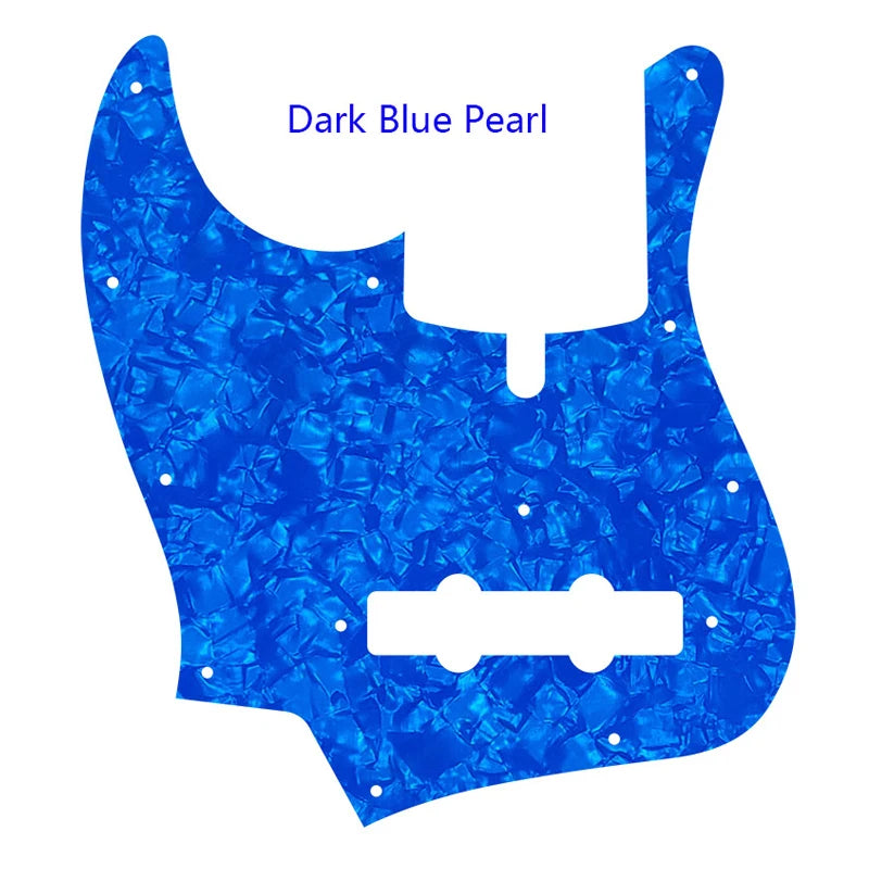 MiniGuitarBR Guitar Parts - Pickguard For LEFT HANDED 11 Hole Screws Z DAL 5 String Jazz Bass Guitar Pickguard Scratch Plate