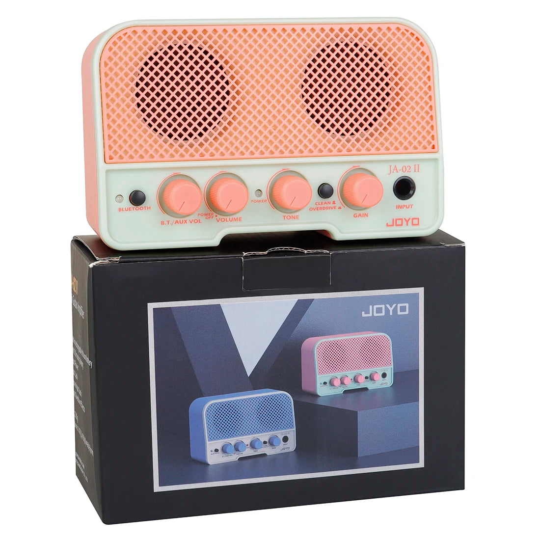 JOYO JA-02 II Mini Guitar Amplifier Wireless Bluetooth Transmission Electric Guitar Dual-Channel Amplifier Guitar Accessories