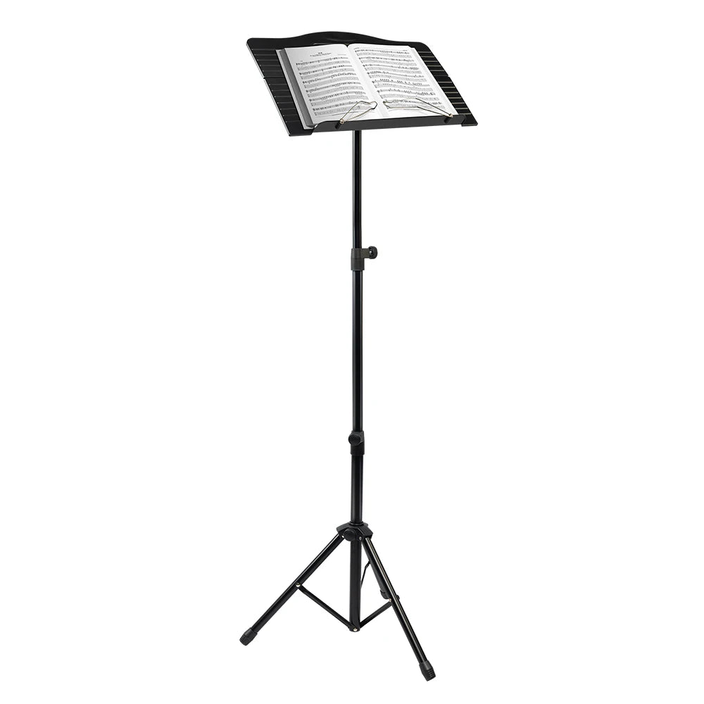 JOYO GSS-04 Folding Music Sheet Stand Sturdy Aluminum Alloy Tripod Music Stands Holder Height Adjustable with Carrying Bag