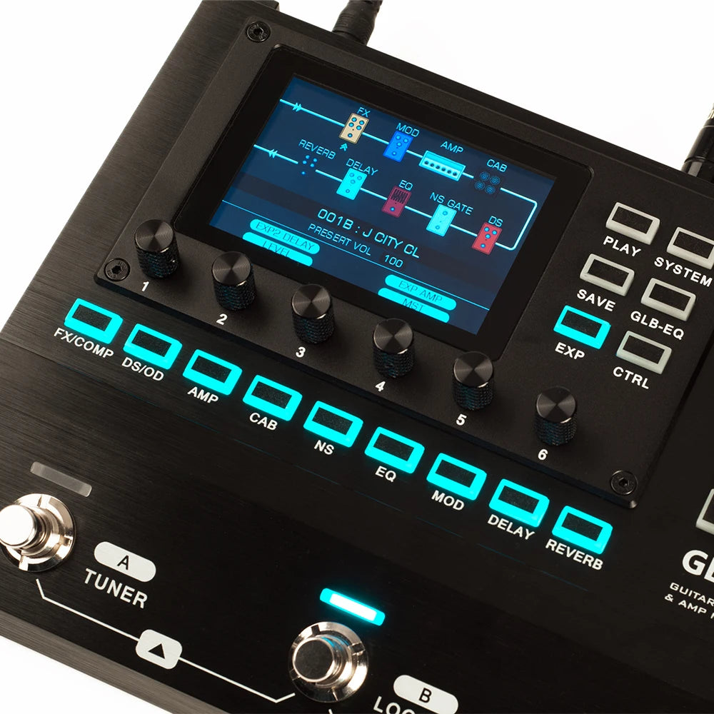 JOYO GEM BOX III Guitar Multi Effects Processor with Expression Pedal 157 Effects IR Cab Simulation Guitar Bass Amp Modeling