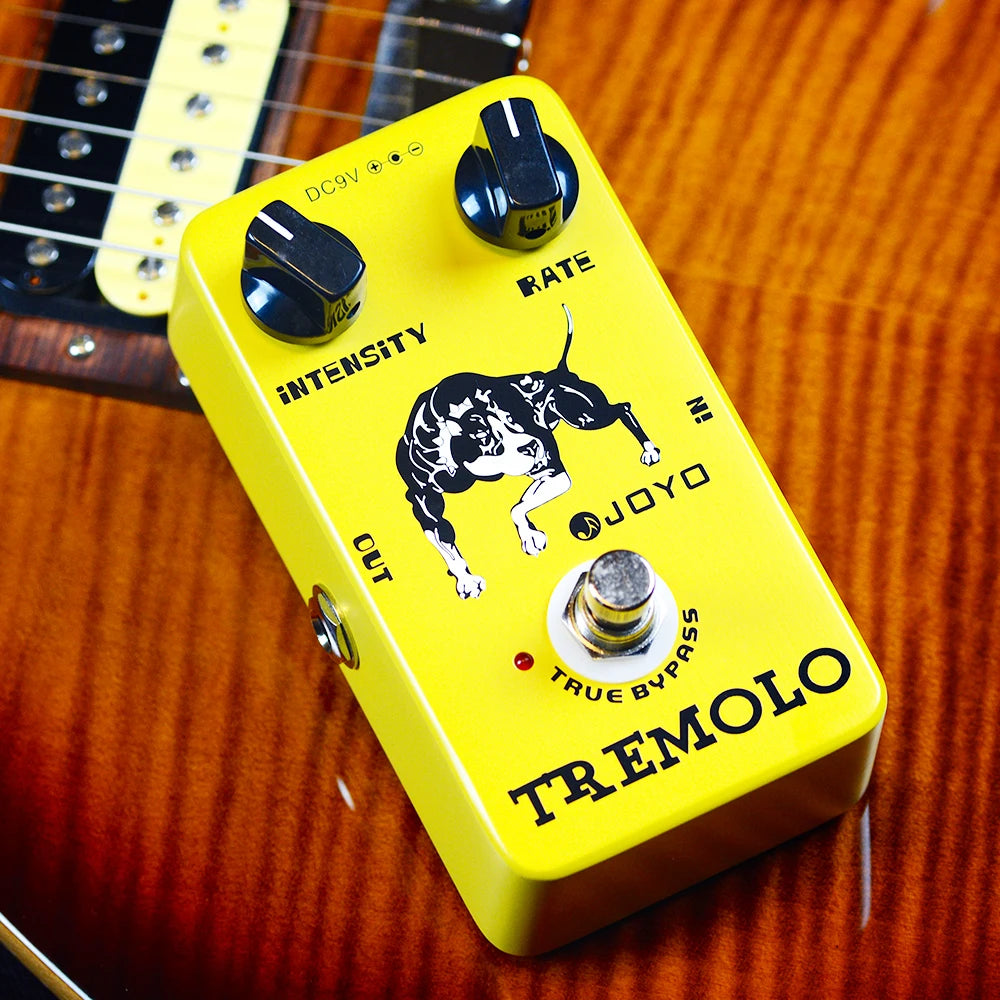 JOYO JF-09 Tremolo Guitar Effect Pedal Classic Tube Amplifier Simulation Tremolo Effect Pedal Guitar Parts & Accessories