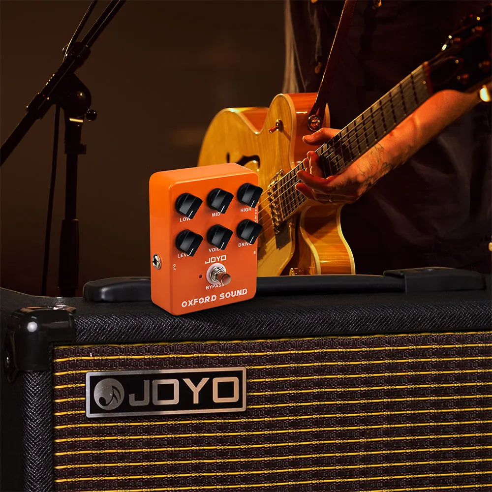 JOYO JF-22 OXFORD SOUND Clean Distortion Pedal for Electric Guitar Pedal Classic British Rock of the 70' s Guitar Effect Pedal